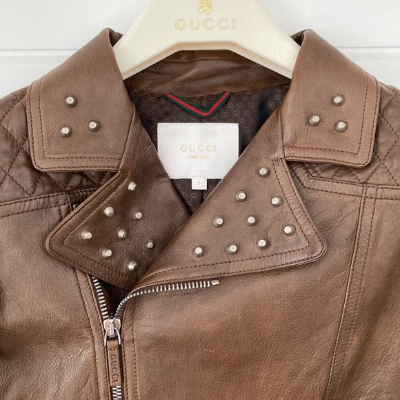 Gucci Kid’s Leather Jacket Authentic - Picture 3 of 16